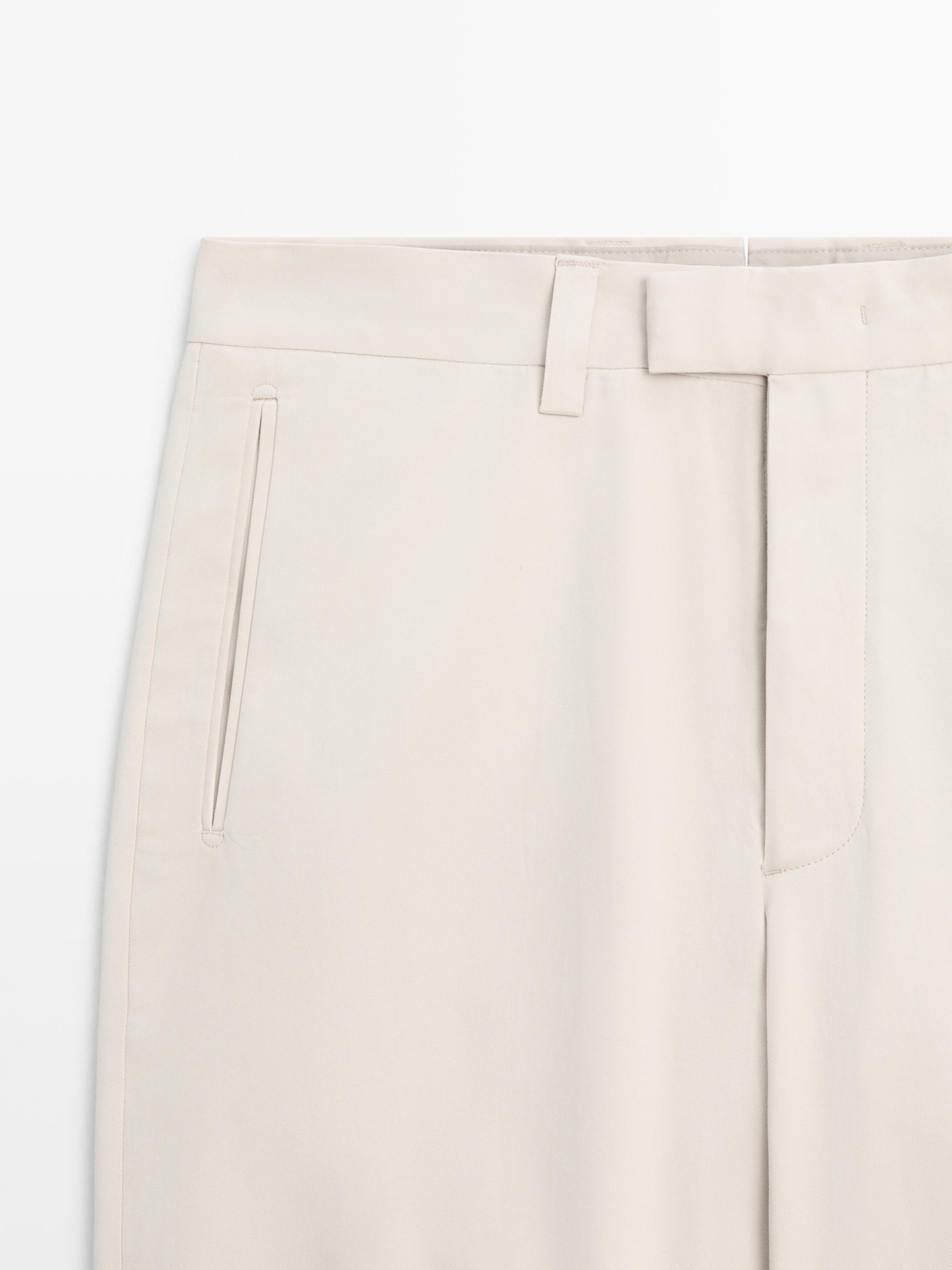 Pantalon barrel fit tailoring